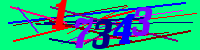 Blue Captcha Image