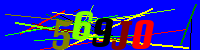 Blue Captcha Image
